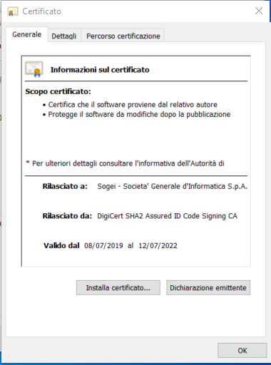Immagine visualizza certificato